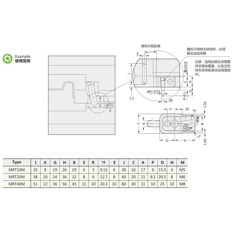 slide-retainers